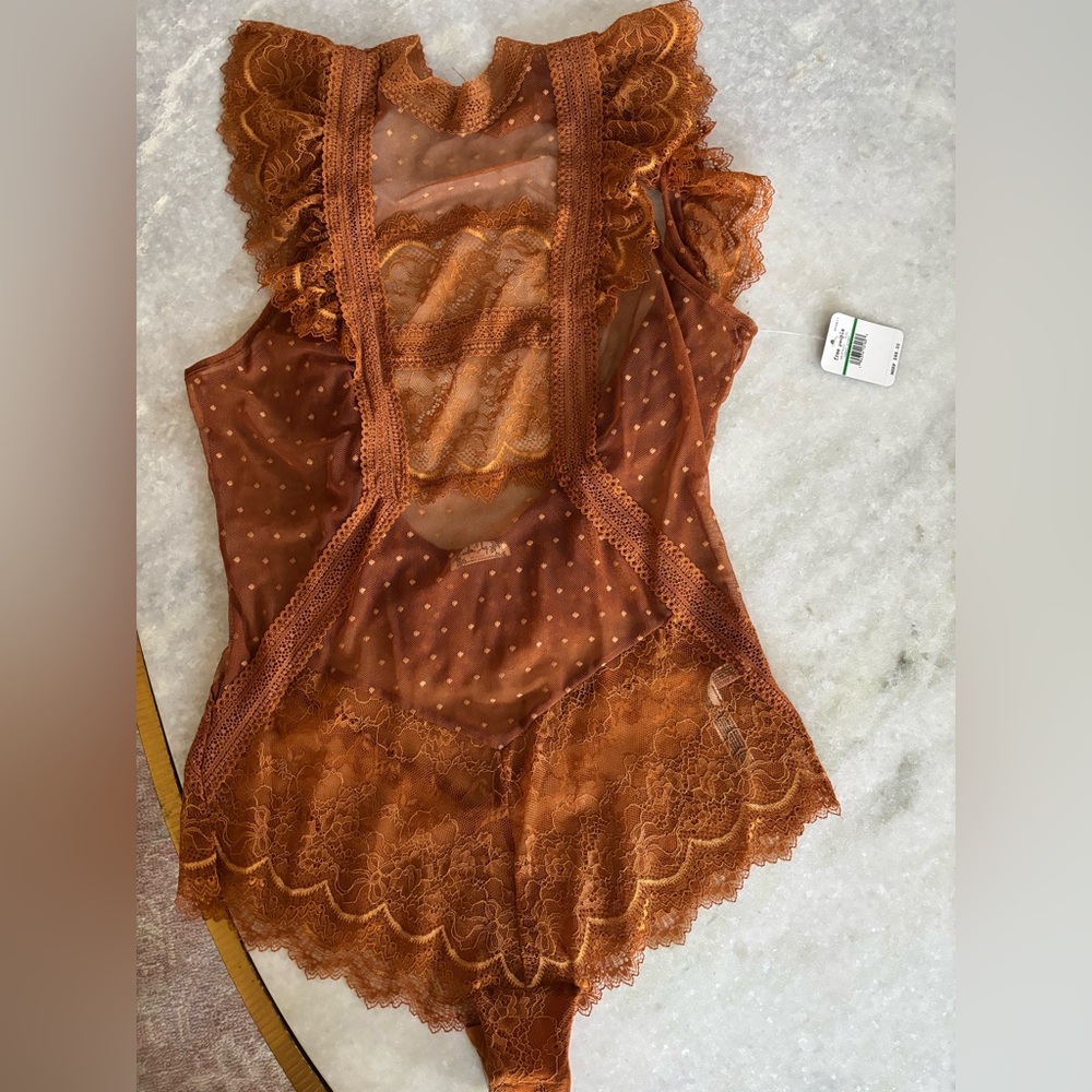 NWT Free People bodysuit and corresponding bralette